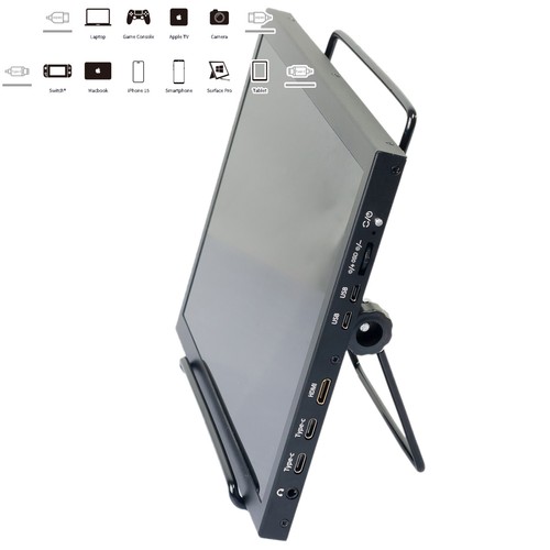 9.7 Portable Display USB Type-C PD 65W HDMI 2K Monitor Laptops Switch & Iphone15 - Picture 8 of 10