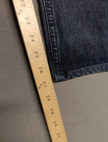 Levi's Jeans Men 28x27 Blue 511 Commuter Reflective Selvedge 4 Way Stretch - Picture 10 of 11