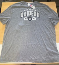 NFL TEAM APPAREL MENS LAS VEGAS RAIDERS SHORT SLEEVE T SHIRT SIZE 2XL NWT