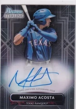 2022 Topps Bowman Sterling Baseball Maximo Acosta Auto