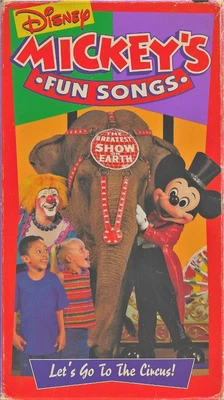 Disney VHS Rarität - Mickey' Fun Songs - Let's go to the Circus - NTSC- USA 1994 - Bild 1 von 2