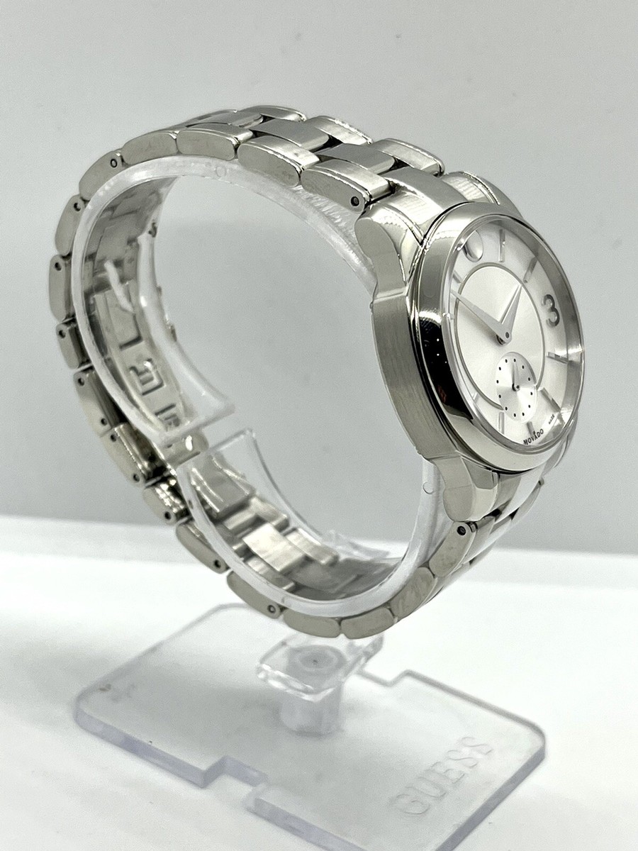 Movado LX Mother Of Pearl Face Watch With Silver Band Movado Women main image 4