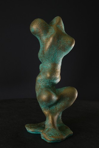 L'Homme qui marche, escultura arte plástico, firmado por Prof. em. A.Loeschner-Gornau - Imagen 6 de 12