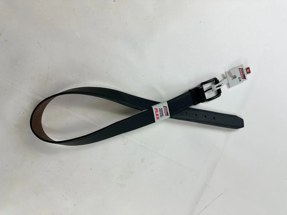 Cinturón Dickies Para Hombre 32 Negro Marrón Dos en Uno Reversible Elastizado Flex Genuino Foto 2 de 3