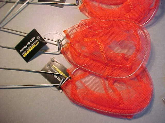 5  ORANGE MINNOW bucket net  AQUARIUM NETS WALLEYE CRAPPIE BLUEGILL landing - Image 2 of 3