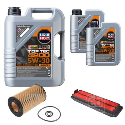 FEBI BILSTEIN Inspektionspaket 7L Liqui Moly Top Tec 4200 5W-30 für Honda
