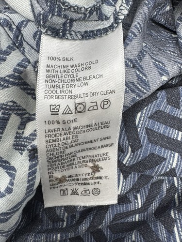 TOMMY BAHAMA CAMICIA CAMP SETA MAREA CORALLO UOMO XL BLU GRECO - Foto 4 di 4