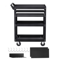 Uimoso Werkzeugwagen 181Kg Werkstattwagen Transportwagen 785X450X945Mm Schwarz
