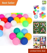 Multi-Purpose 28 Pcs 40mm Ping Pong Balls - Ideal for Learning & Play