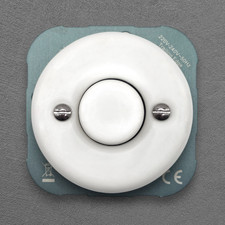 White Porcelain EU-P3 2-Way Dimmer Switch Insert Flush Mount Trailing Edge Retro