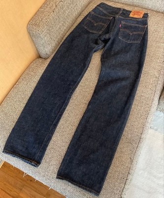 90s Levi's 502 XX Red Selvedge Navy Blue W28 Made in Japan 501Z ship From JAPAN 