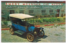 Postcard 1912 Flanders Smoky Mountain Car Museum Pigeon Forge Tennessee