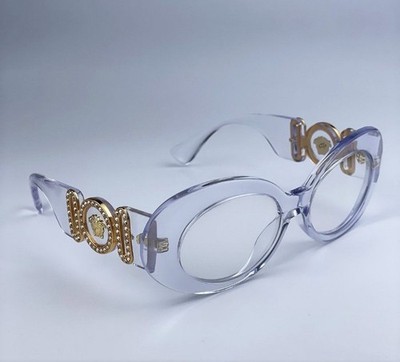  Send Ur Price?  NEW VERSACE MAXI BIGGIE 148/1W Crystal Clear Oval Women  