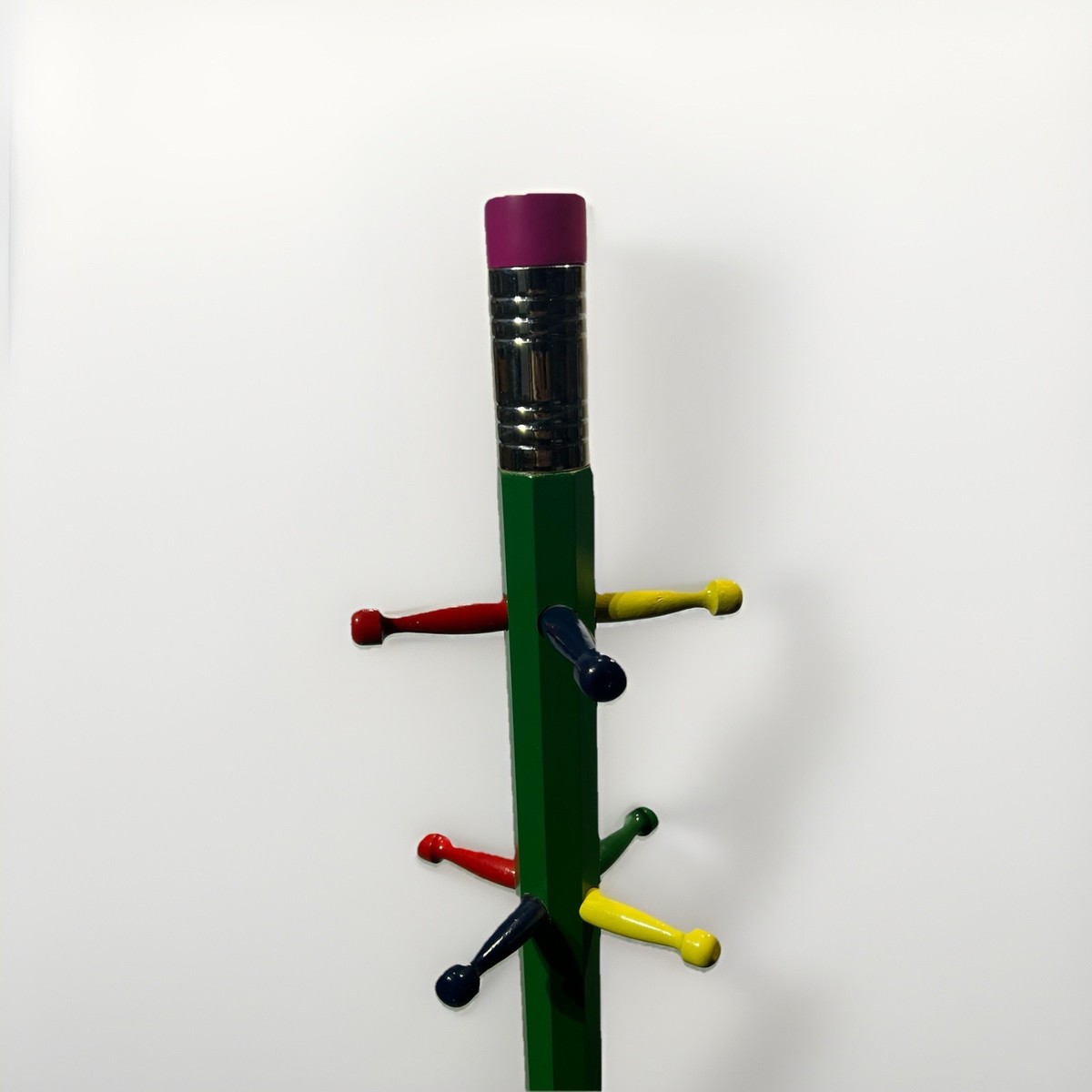 Hobby Lobby Pencil Coat Rack – 49in Tall – Bright Multicolor