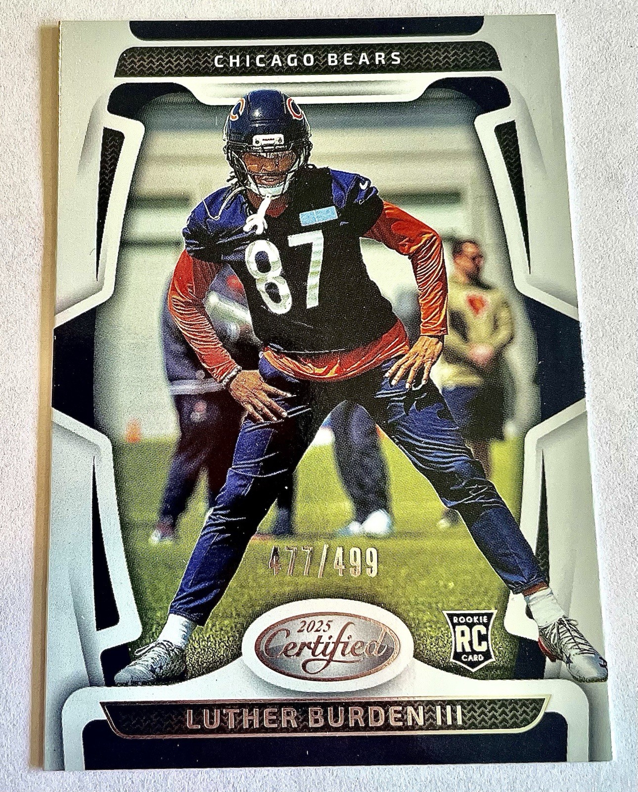 2025 Panini Certified Football Luther Burden Rookie /499 #193
