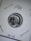 1964 10C Roosevelt Dime SILVER Uncirculated (16-12)
