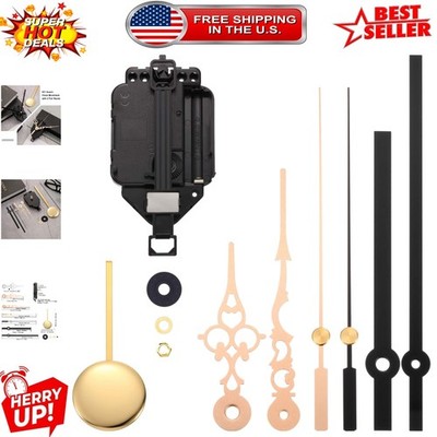 Elegant Pendulum Clock Movement DIY Kit - 20mm Shaft Length for Custom Crafting