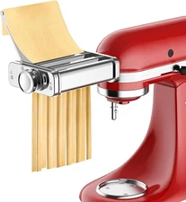 3 in 1 Pasta Attachment for KitchenAid Stand Mixer - Professional Sliver 