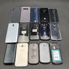 Lot of 15 - Samsung Phones - Various Galaxy Models - For Parts or Repair Only