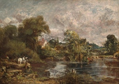 Klassische Landschaftskunst im ländlichen Stil von John Constable Roma