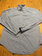 Calvin Klein Men's Slim Fit Dress Shirt Size 16, 34-35 Medium Gray Color