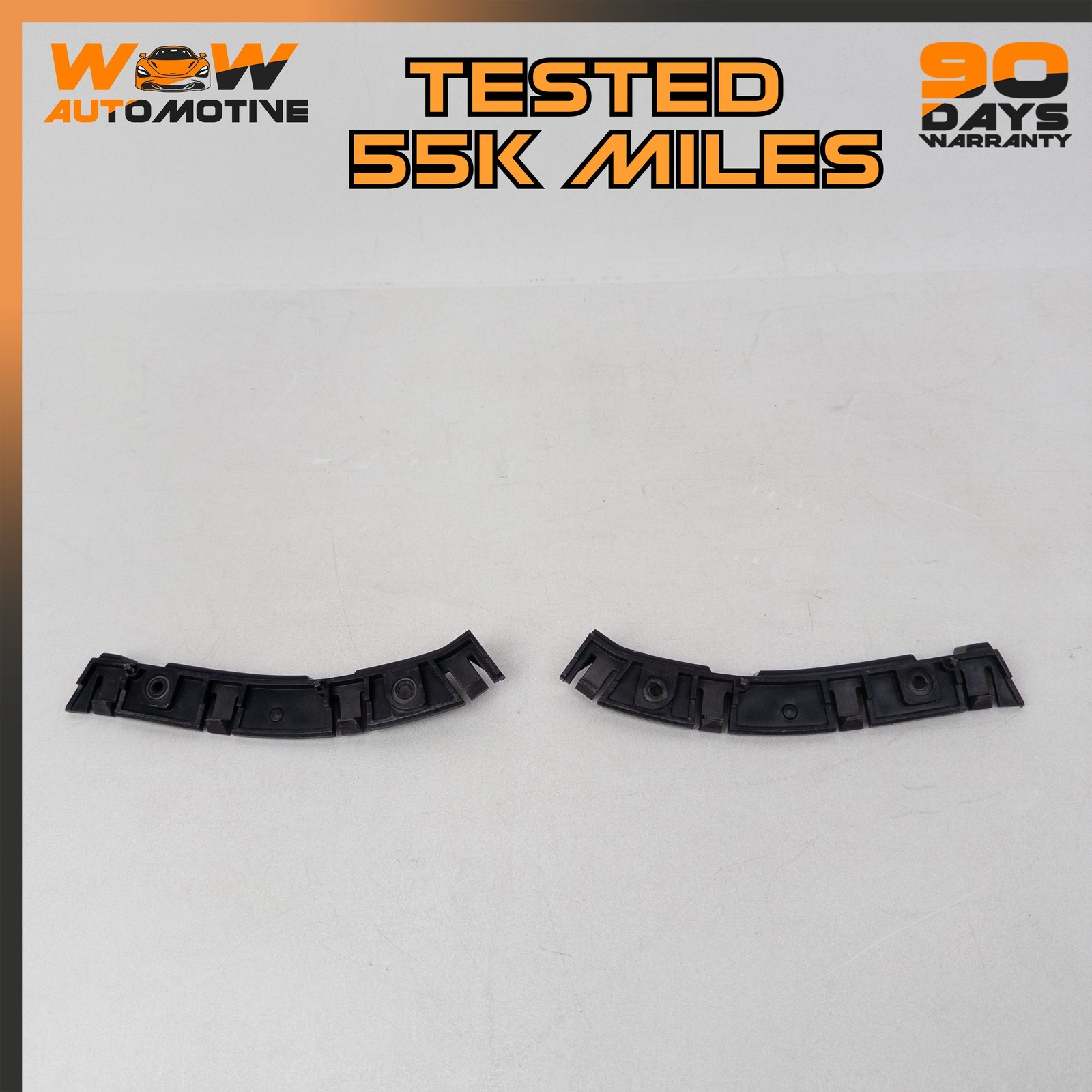 12-17 BENTLEY CONTINENTAL GTC GT FRONT BUMPER LEFT RIGHT SUPPORT BRACKET PAIR OE