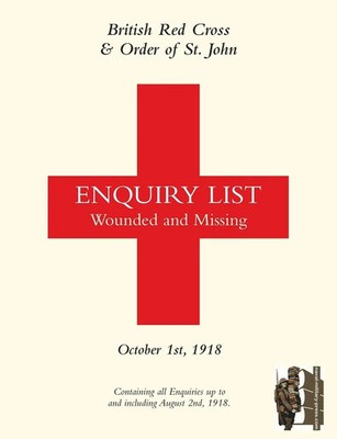 British Red Cross | BRITISH RED CROSS AND ORDER OF ST JOHN ENQUIRY LIST FOR...