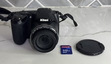 Nikon Coolpix L340 Digital Bridge Camera 20.2MP 28X Optical Zoom Bundle - TESTED
