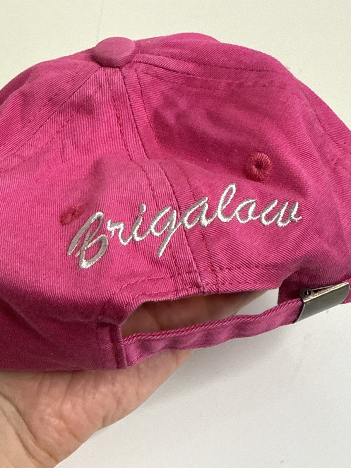 Vintage Cap Bucking Thunder Down Under Brigalow Pink Aged Hat image 3
