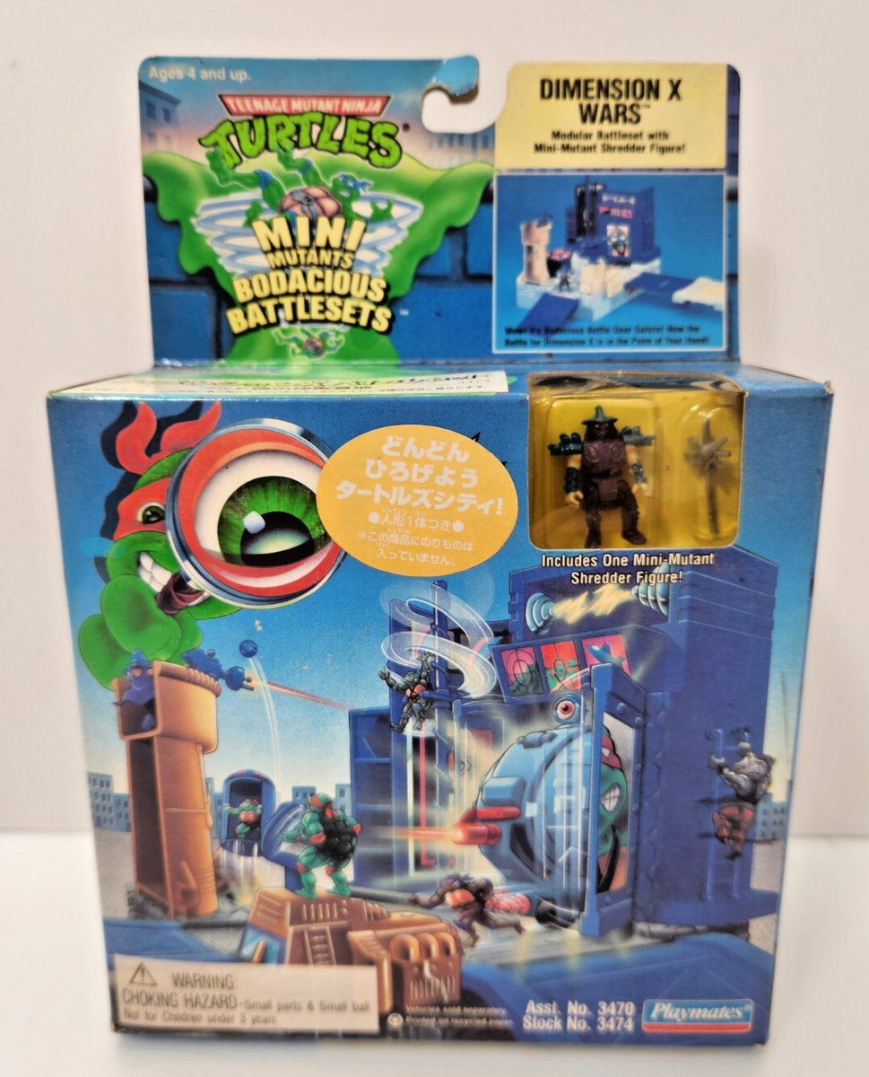 TMNT Mini Mutants Playset Dimension X Wars MISB Sealed NEW UNUSED