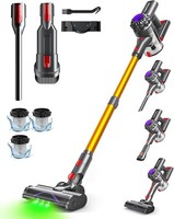 Cordless Vacuum Cleaner, 35KPA 6-in-1 Stick Vacuum, Up to 45Mins Runtime Lightwe