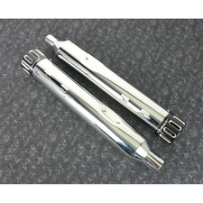 Rinehart Chrome 4.5" Motopro 45 Slip-On Mufflers - 500-0110-SLOT