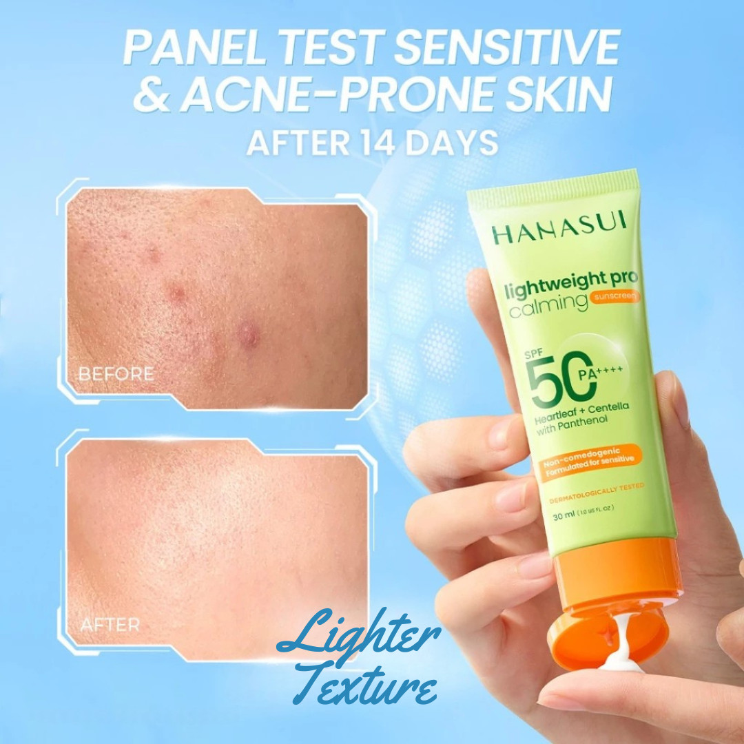 HANASUI Pro Calming Face Sunscreen SPF50 50g Sensitive Acne-Safe Protection