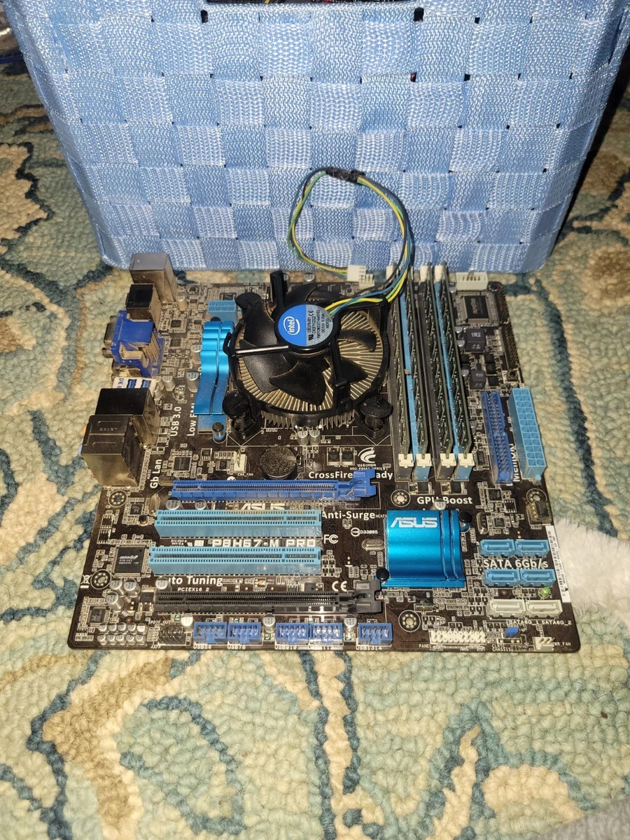 Combo ASUS P8H67-M LE + Intel Core I3-3220 + Dissipatore &ndash; Kit LGA 1155 Usato Testato