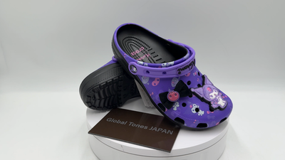 Crocs Kuromi Sanrio Classic Clog 211491-90H Purple Sandals Unisex