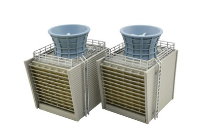 #ad Tomytec Diorama Accessory 073 3 Industrial Complex B3 Cooling Tower Model New $34.25