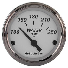 Auto Meter 1938 American Platinum Water Temperature Gauge