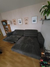 Wohnlandschaft Sofa 290×200 Rechts  3 Jahre, anthrazit, USB Schlaffunktion
