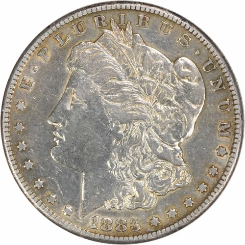 1883-S Morgan Silver Dollar Choice EF Uncertified #107