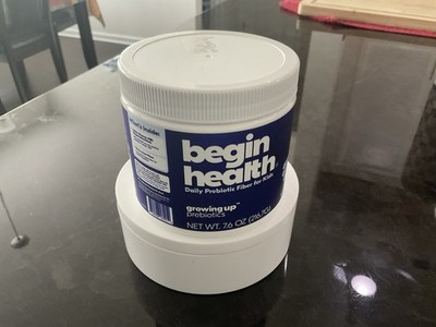 Begin Health Growing Up Prebiotics Kids Daily Prebiotic Fiber 7.6 oz Jar 56 Serv