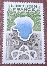 Timbre Neuf France - Limousin (1976). Ref Yvert et Tellier n°1865