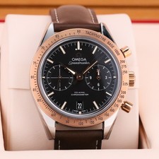 Omega Speedmaster '57 Chronograph Rose Gold 2024 41.5mm Black Dial Rose Gold 6