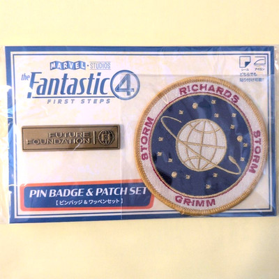 Disney Marvel Fantastic Four First Steps Pins und Patch SET Japan