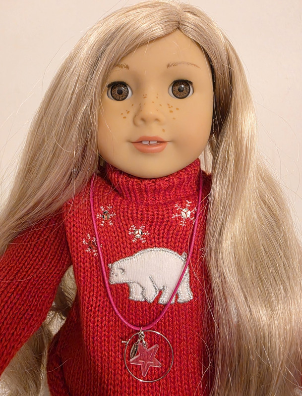 "Red Hearts For My Boyfriend" American Girl Doll Tenney Grant 18" + Accessories!