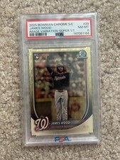 2025 Bowman Chrome Sapphire James Wood Superfractor Image Variation 1/1