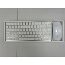 Apple Magic Keyboard and Magic Mouse 2 Wireless Bluetooth Silver Aluminum