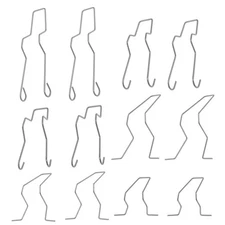 12PCS Headlight Bulb Retaining Spring Clips for H1 H3 H4 H7 Bulbs Low Beam He...