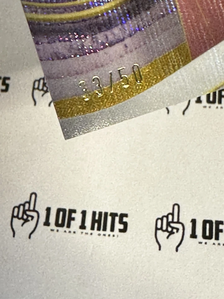 Princess Aurora 2025 Topps Chrome Disney #120 Gold Wave Refractor 33/50 SSP - Image 2 of 3