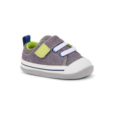 See Kai Run Stevie Mini Gray/Lime First Walker Shoe Brand New NO IMPORT FEES