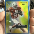 2025 Bowman Chrome University Football Blue Refractor Jerrick Gibson #55AV-5